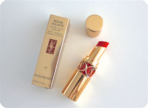 YSL Red Muse (17) Rouge Volupte Product Info 